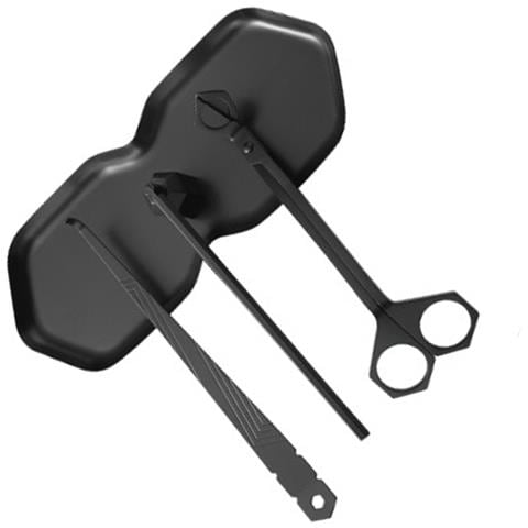 Set Di 4 Utensili Per Candele Aromaterapiche: Vassoio, Taglia Stoppino, Spegni Candela E Mestolo Black - Foto 2