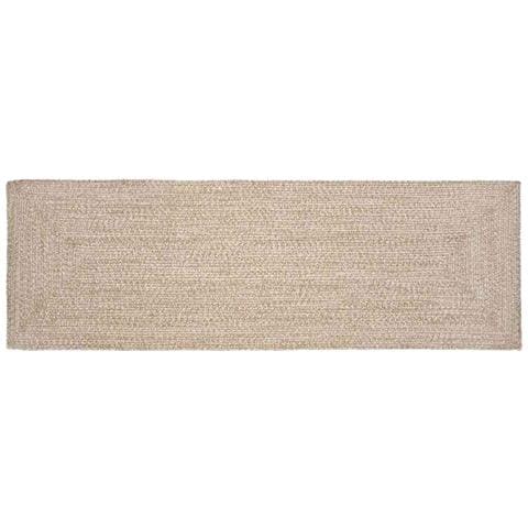 Tappeti per area Rettangolare Naturale e Bianco 60 x 250 cm - Foto 1