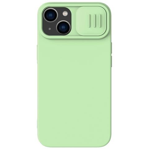 Cover per iPhone 14 - PC+Silicone, Verde, MagSafe - Foto 1