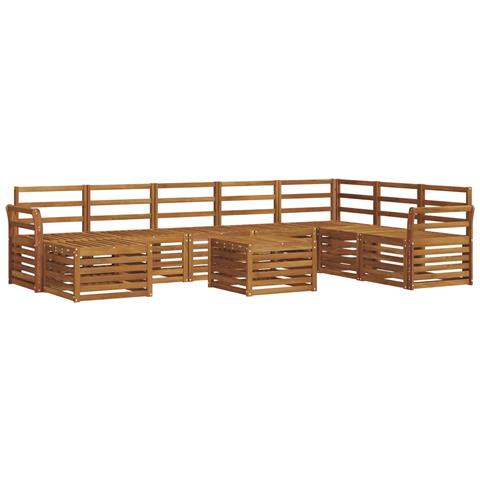 Set divani Naturale Legno di Acacia Massello - Foto 1