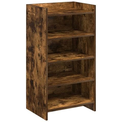Mobile per scarpe con archiviazione Rovere Fumo 48 x 36 x 92 cm - Foto 1