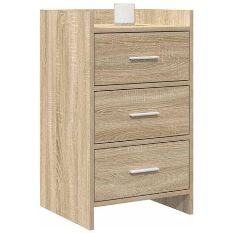 Comodini Rovere Sonoma 40 x 36 x 70 cm Legno ingegnerizzato - Foto 2