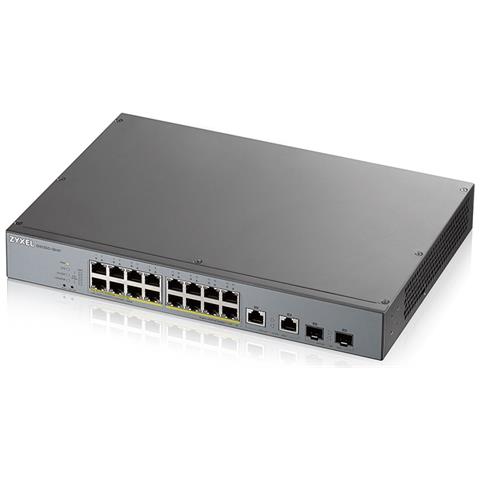 GS1350-18HP Gestito L2 Gigabit Ethernet (10/100/1000) Supporto Power over Ethernet (PoE) Grigio - Foto 2