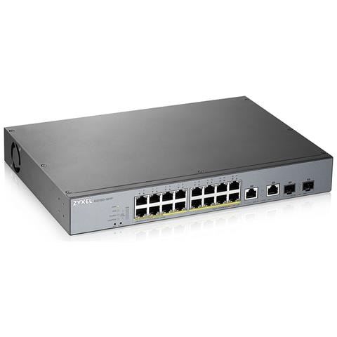 GS1350-18HP Gestito L2 Gigabit Ethernet (10/100/1000) Supporto Power over Ethernet (PoE) Grigio - Foto 1