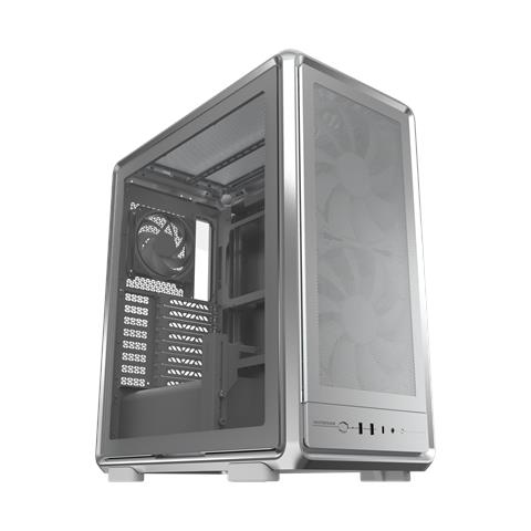 MasterFrame 500 Mesh Midi Tower Nero, Trasparente - Foto 2