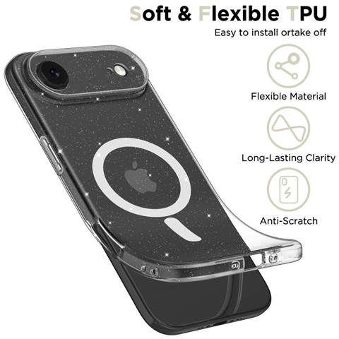 Custodia Trasparente Lucida Magsafe Per Iphone 17 Air - Foto 1