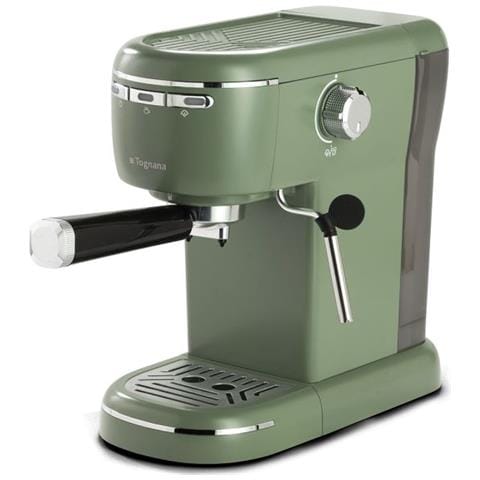 Tognana Porcellane Macchina Caffè Espresso Verde Salvia, Macchina per espresso, 1,2 L, Cialde caffè, Caffè macinato, 1350 W, Verde - Foto 1