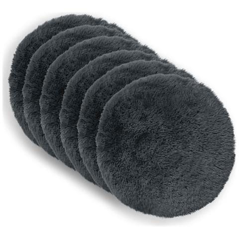 Cuscino con cuscino HEERLEN 6 pz Antracite Fleece PV - Foto 1