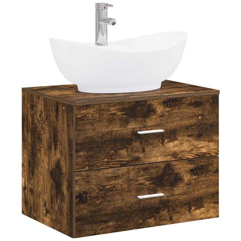 Set di mobili per il bagno Rovere Fumo Legno ingegnerizzato - Foto 1