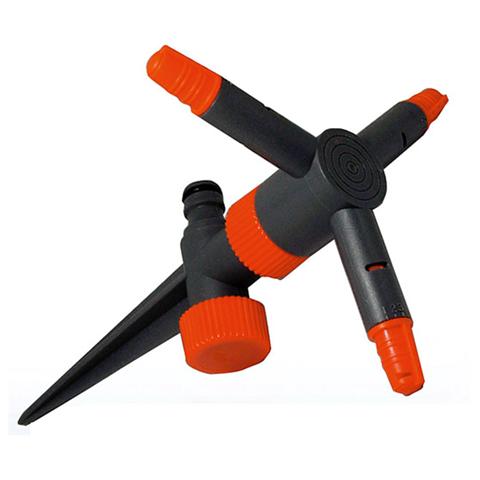 Irrigatore rotante con superficie irrigata 120 mq 3 bracci con puntale - Foto 1