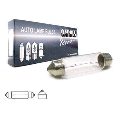 Confezione da 10 Pezzi Lampada Alogena T11 C10W 24V10W 41mm - Foto 1