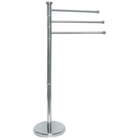 Piantana Porta Asciugamani Cromato 2 Bracci P1592244 - Foto 5