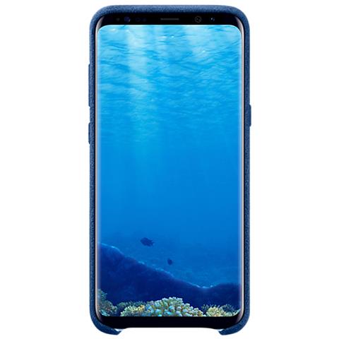 Alcantara Cover per Galaxy S8 Plus - Blu - Foto 2