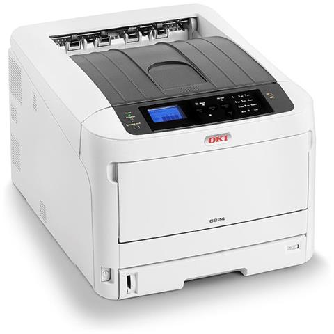 Stampante C824dn Laser LED a Colori A3 26 ppm Ethernet USB 2.0 - Foto 2