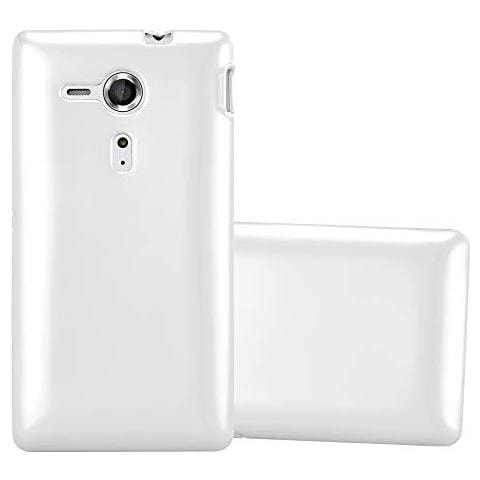 Custodia Compatibile Con Sony Xperia Sp In Argento Metallico - Coperchio Protettivo In Silicone Tpu Flessibile - Foto 1