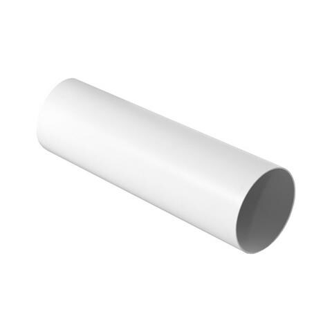 Tubo Cappa Tondo Per Sistema Di Aerazione Canalizzata Bianco D10x100 Cm - Foto 2