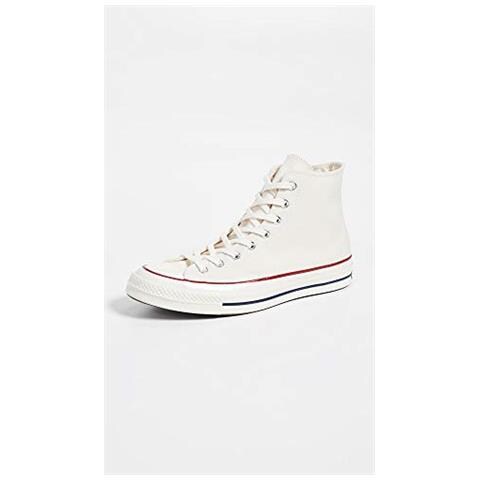Converse Taylor Chuck 70 Hi, Scarpe Da Ginnastica Basse Unisex-adulto, Multicolore (parchment / garnet / egret 247), 42 Eu - Foto 2