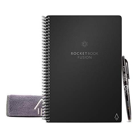 Fusion Intelligente Riutilizzabile Notebook - Esecutivo A5 - Nero 7 Stili Di Pagina Per Massimizzare La Produttivit Frixion Penna E Pulire Gratuita - Foto 1
