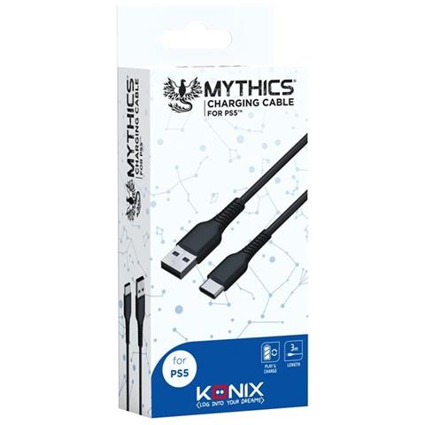 Charge Cable 3M PS5 Black - Foto 2