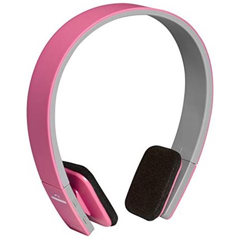 BTH-204, Stereofonico, Bluetooth, Padiglione auricolare, Rosa, Wired / Bluetooth, Sovraurale - Foto 1