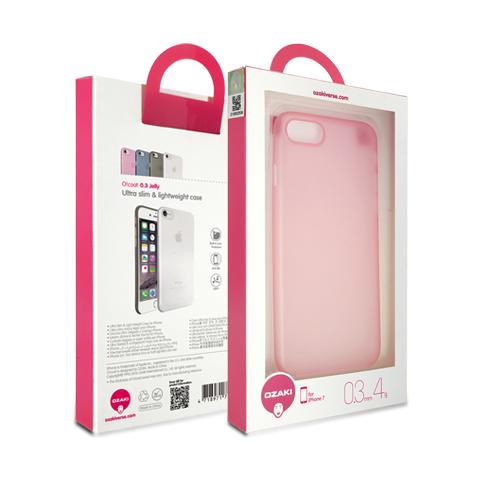 O!Coat 0.3 Jelly 4.7" Cover Rosa - Foto 1
