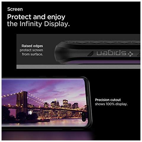 Liquid Air custodia Cover Nero per Galaxy S10 Plus - Foto 2