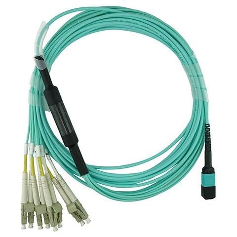 SFP5141EU10MKB cavo InfiniBand e in fibra ottica 10 m MPO 4x LC Colore acqua - Foto 1