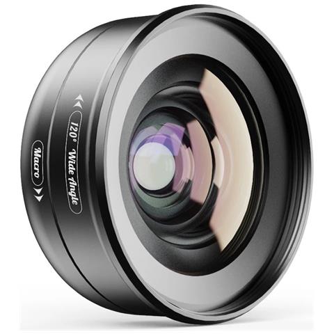 Set Di 2 Obiettivi Apexel Professionali Composti Da Obiettivo Macro 10x E Obiettivo Grandangolare 120, Compatibile Con Iphone, Samsung, Huawei, Oppo, Xiaomi - Foto 2
