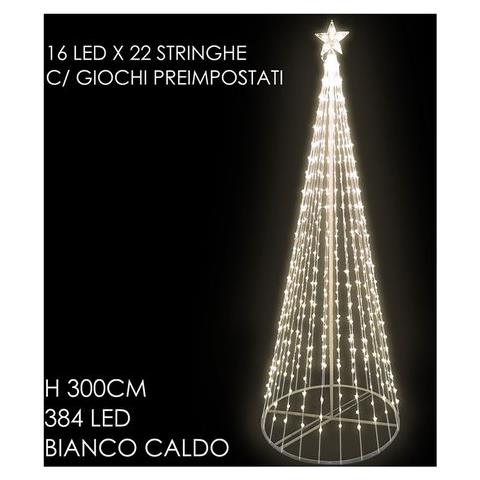 Albero Di Natale 450085 Cono 3844 Led Con Giochi Luce B - Foto 1