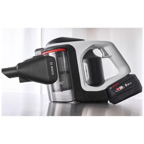 Serie 8 BSS82SIL1 scopa elettrica Aspirapolvere elettrica Batteria Secco Senza sacchetto Nero, Argento 5 Ah - Foto 4