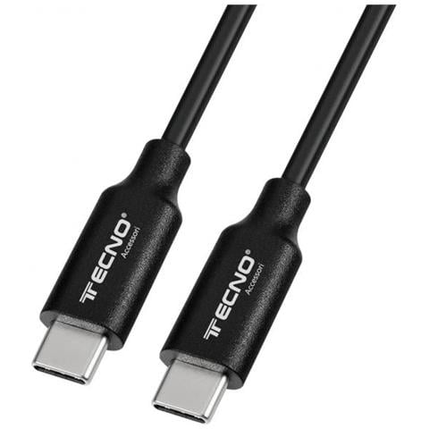Tecno 24.218 Cavo Usb 1 M Usb C Nero - Foto 1