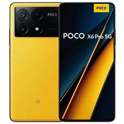Poco X6 Pro 5G 256GB 8GB Ram Display 6.67" Main Camera 64MP Dual nanoSim USB tipo-C MediaTek 8300 Ultra 5000mAh Yellow - Foto 1