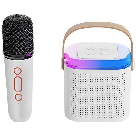 Cassa Diffusore Portatile Cassa Bluetooth Mp3 Karaoke Sd Aux Microfono Wireless - Foto 1