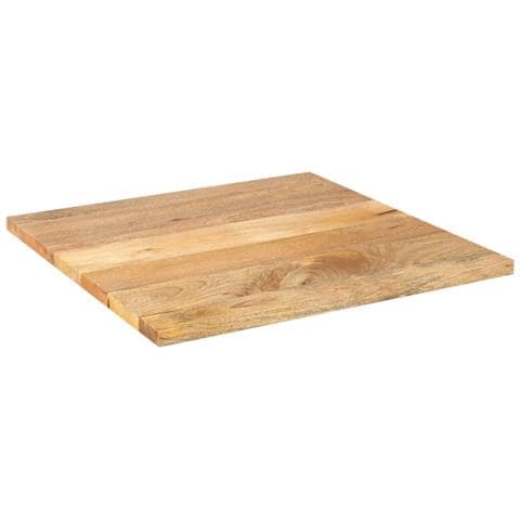 Piano Per Tavolo 70x70x2,5 Cm Quadrato Legno Massello Di Pino - Foto 2