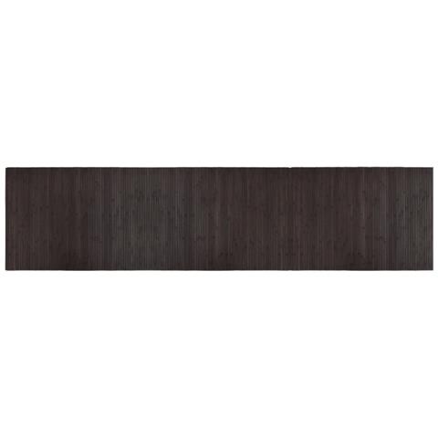 Tappeto Rettangolare Marrone Scuro 70x300 Cm In Bambù - Foto 2