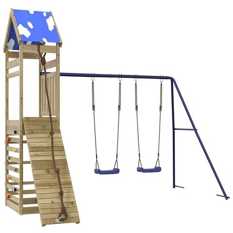 Set Da Gioco Da Esterno In Legno Di Pino Impregnato - Foto 2