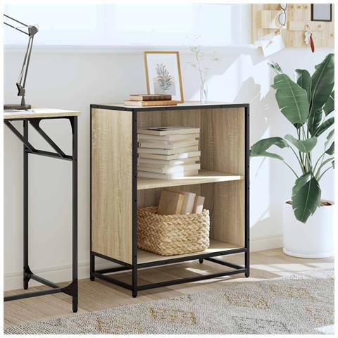 Libreria Rovere Sonoma 60x35x76 Cm In Legno Multistrato - Foto 3