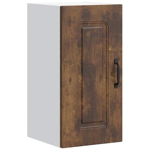 Pensile Da Cucina Kalmar Rovere Fumo In Legno Multistrato - Foto 2