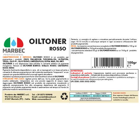 Oiltoner Rosso 100gr - Pigmento In Dispersione Oleo-solubile - Foto 2