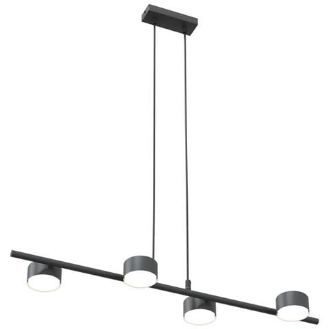 Lampada A Sospensione Sora In Acciaio Nero Opaco - Foto 2