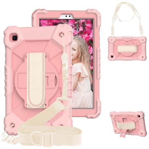 Custodia Rotante 360° Per Ipad 10.2 Con Cinghia Regolabile - Rosa Elegante E Pratica - Foto 1
