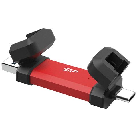 DS72 unità flash USB 500 GB USB Type-A / USB Type-C 3.2 Gen 2 (3.1 Gen 2) Rosso - Foto 2