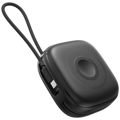 Batteria Esterna Magsafe 15w 10000mah Con Cavi Usb-c E Lightning, Nero - Foto 1