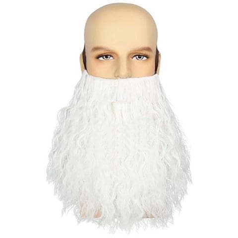 Barba Finta Per Cosplay Di Carnevale Pasquale - Trasformazione Istantanea! White - Foto 1