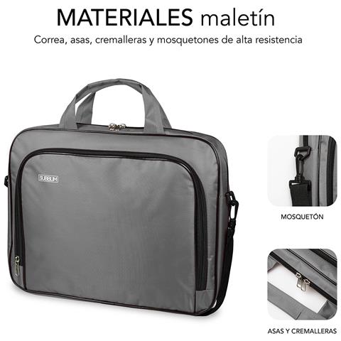 SUB-LB-1OLB002 borsa per laptop 31,8 cm (12.5") Borsa con caricamento dall'alto Grigio - Foto 2
