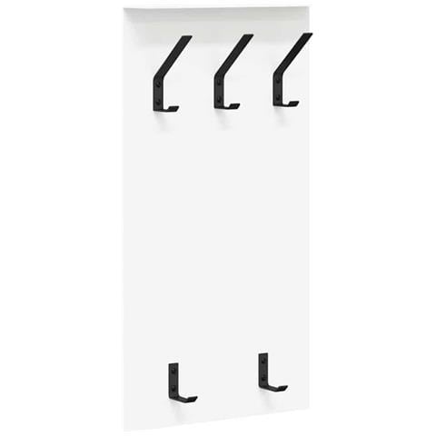 Appendiabiti a muro Bianco 90 x 40 x 10 cm Legno multistrato - Foto 1