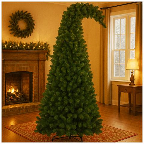 Albero Di Natale Grumpy Verde Punta Ricurva 180cm Addobbo Natalizio 800 Punte - Foto 5