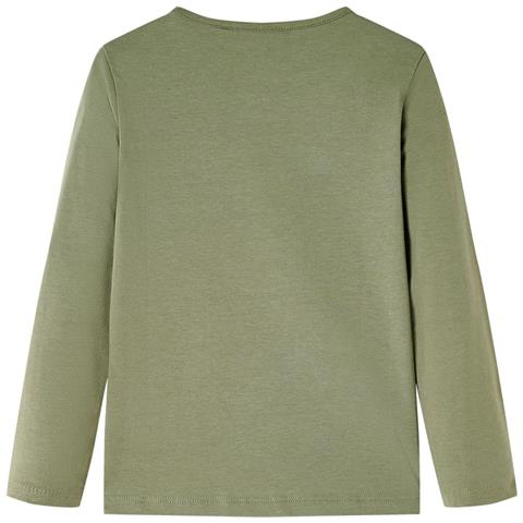 Maglietta per Bambini a Maniche Lunghe Cachi 128 - Foto 2