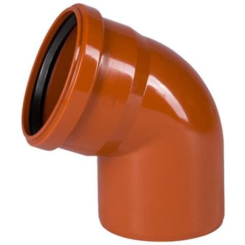 Curva Scarico Dn 110 67 Gradi In Pvc Per Fognatura - Foto 1