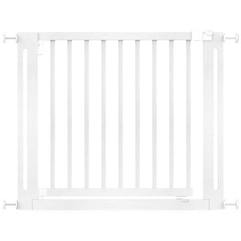 Safetots Cancelletto Elegance In Legno, Bianco, 95cm - 103cm, Cancelletto Di Sicurezza A Pressione, Passaggio Extra Largo Di 73cm - Foto 1